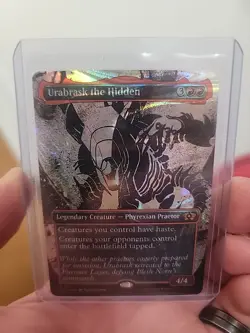 x1 Urabrask the Hidden (153) - Halo Foil M MTG March of the Machine: Multiverse - Image 1