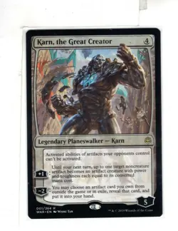 MTG SkeenAB Karn the Great Creator from War of the Spark. NM. - Image 1