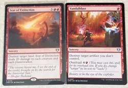 X4 Red Commander Deck Essentials See Pics And Description $5.14 Market Value - Image 2