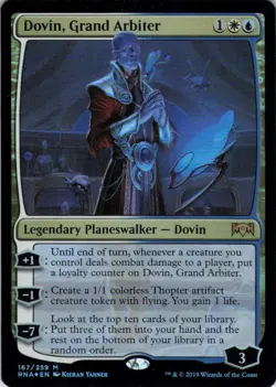 Dovin, Grand Arbiter Foil - Ravnica Allegience - 167 LP - Image 2