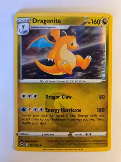 Dragonite [Holo] 131/195 Pokemon Silver Tempest LP - Image 1