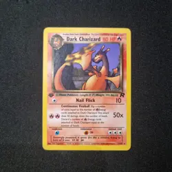 Dark Charizard 1st Edition 21/81 Team Rocket Pokemon TCG - NM - Image 1