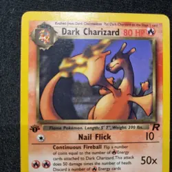Dark Charizard 1st Edition 21/81 Team Rocket Pokemon TCG - NM - Image 3