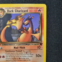 Dark Charizard 1st Edition 21/81 Team Rocket Pokemon TCG - NM - Image 4