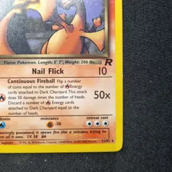 Dark Charizard 1st Edition 21/81 Team Rocket Pokemon TCG - NM - Image 5