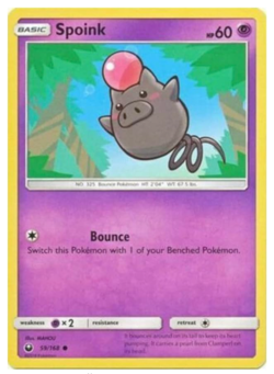 Pokemon - SM7 Celestial Storm - Spoink - 59/168 - Non holo - NM/M - New - Image 1