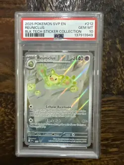 Reuniclus 212 Black Star Promo Illustration S&V PSA 10 Gem Mint Pokemon TCG - Image 1