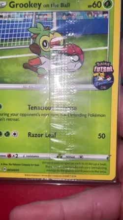 Grookey On The Ball 003/005 Special Exclusive Promo Pokemon Card New & Sealed - Image 2