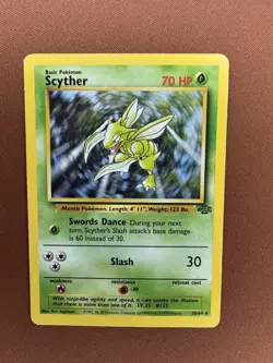 Pokemon Scyther Jungle 26/64 1999 - Image 1