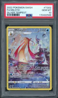 Pokemon PSA 10 Silver Tempest: Trainer Gallery Character Rare Milotic TG02/TG30 - Image 1
