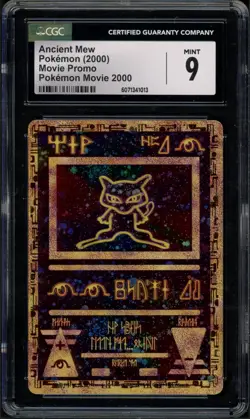 Pokemon CGC 9 Mint WotC Promo Ancient Mew - Image 1