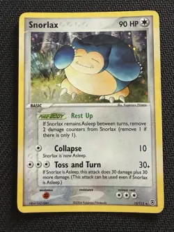 Snorlax 15/112 FireRed & LeafGreen Holo- Pokemon TCG ~ LP - Image 1