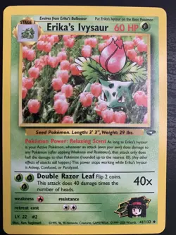 Erika's Ivysaur 41/132 - Gym Challenge - Pokemon TCG - LP - Image 1