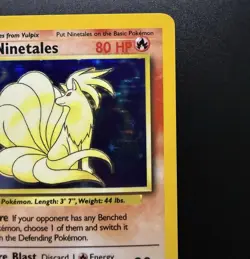 Pokemon TCG Ninetales 12/102 Base Set Unlimited Holo NM - Image 3