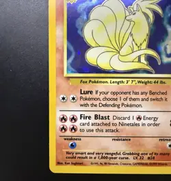 Pokemon TCG Ninetales 12/102 Base Set Unlimited Holo NM - Image 5