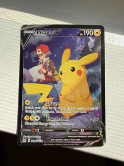 Pokemon TCG Pikachu V TG16/TG30 Lost Origin Ultra Rare Full Art Holo NM - Image 1