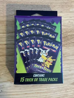 Pokemon 2025 Trick Or Trade Booster Bundle (New Sealed) 15 Packs - Image 1