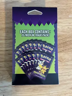 Pokemon 2025 Trick Or Trade Booster Bundle (New Sealed) 15 Packs - Image 2
