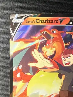 ❤‍🔥 Lance's Charizard V SWSH133 Pokemon Sword & Shield Promo Ultra Rare NM ✨ - Image 3
