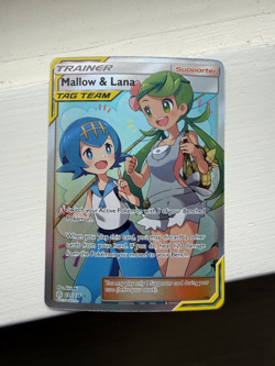 Pokemon TCG Mallow & Lana 231/236 Cosmic Eclipse Sun & Moon 2019 Full Art - NM - Image 1