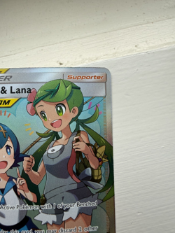 Pokemon TCG Mallow & Lana 231/236 Cosmic Eclipse Sun & Moon 2019 Full Art - NM - Image 3
