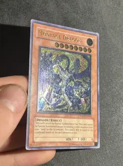 Yugioh Montage Dragon TDGS-EN014 Ultimate Rare (UTR) The Duelist Genesis MP/LP - Image 3