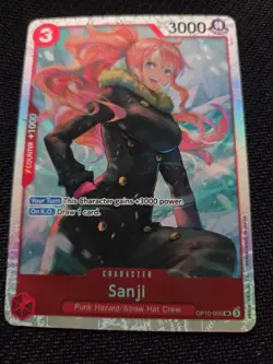 Sanji OP10-005 Royal Blood One Piece English TCG Super Rare SR - Image 2