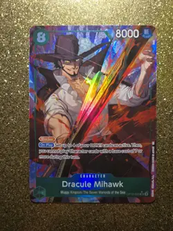 One Piece• Dracule Mihawk (Alternate Art, Foil)• OP12-030•SR - Image 1