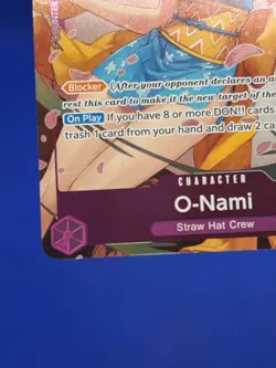 One Piece Extra Booster Heroine's Edition O-Nami ST18-002 Dash Pack NM - Image 5