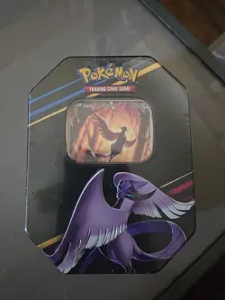 Pokemon TCG Crown Zenith Tin Galarian Articuno New Sealed with Promo/ 4 Packs - Image 1