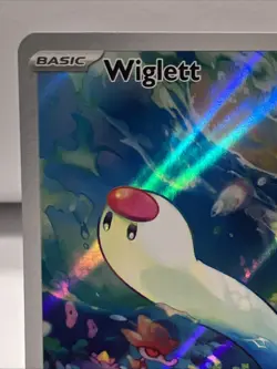 Pokemon TCG Scarlet & Violet Base Wiglett 206/198 Illustration Rare NM One Owner - Image 2