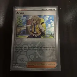 Arven 166/198 Uncommon Scarlet & Violet Pokemon Reverse Holo near mint - Image 1