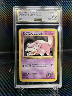 Pokemon Gym Heroes 1st Edition 2000 Sabrina's Slowpoke #95/132 - Image 1