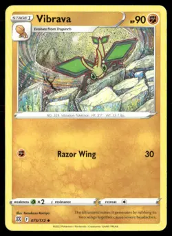 2022 Sword & Shield - Brilliant Stars Vibrava Stage 1/Uncommon #75 - Image 1
