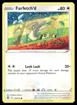 2022 Sword & Shield - Brilliant Stars Farfetch’d Basic/Common #115 - Image 1