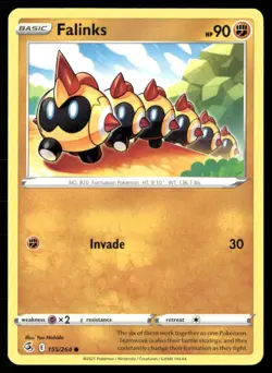 2021 Sword & Shield - Fusion Strike Falinks Basic/Common #155 - Image 1