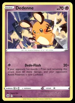2022 Sword & Shield - Brilliant Stars Dedenne Basic/Common #67 - Image 1