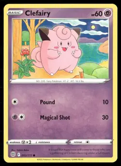 2022 Sword & Shield - Brilliant Stars Clefairy Basic/Common #53 - Image 1