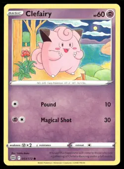 2022 Sword & Shield - Brilliant Stars Clefairy Basic/Common #53 - Image 1