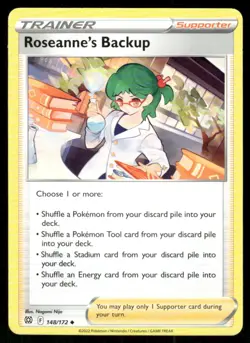 2022 Sword & Shield - Brilliant Stars Roseanne’s Backup Uncommon #148 - Image 1