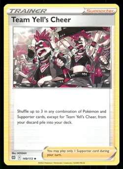 2022 Sword & Shield - Brilliant Stars Team Yell’s Cheer Uncommon #149 - Image 1