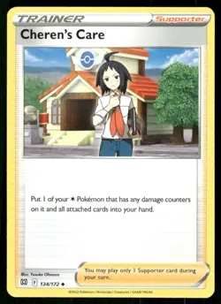 2022 Sword & Shield - Brilliant Stars Cheren’s Care Uncommon #134 - Image 1
