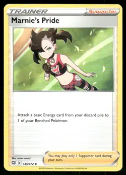 2022 Sword & Shield - Brilliant Stars Marnie’s Pride Uncommon #145 - Image 1