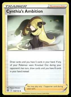 2022 Sword & Shield - Brilliant Stars Cynthia’s Ambition Uncommon #138 - Image 1