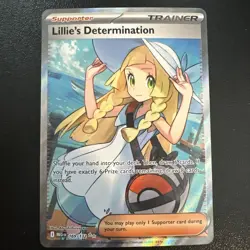 Pokemon Lillie's Determination TCG 169/132 Mega Evolution Ultra Rare Holo - Image 1