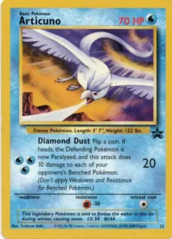 Pokemon: WOTC Promo: Articuno: Moderately Played Condition - Image 1