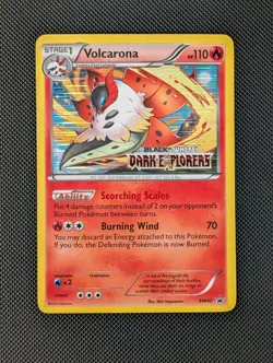 Volcarona Dark Explorers Holo Prerelease Promo BW40 Lightly Played Pokemon - Image 1
