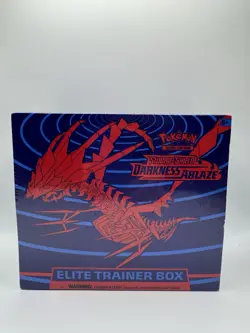 Pokemon Darkness Ablaze Elite Trainer Box Factory - Hole In Wrapper - Image 1