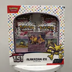 151 Alakazam ex Collection Box Pokemon Scarlet & Violet TCG **SEALED/NEW** - Image 1