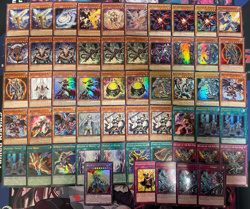 YUGIOH - RED EYES BLACK & BLUE EYES WHITE DRAGON CHAOS DECK - BLACK LUSTER +MORE - Image 1